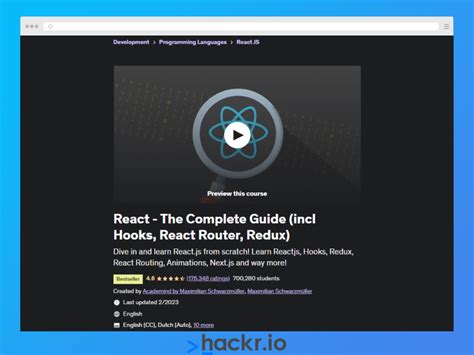 react js tutorial udemy|12 Best React Courses in 2024 [Free + Paid] .